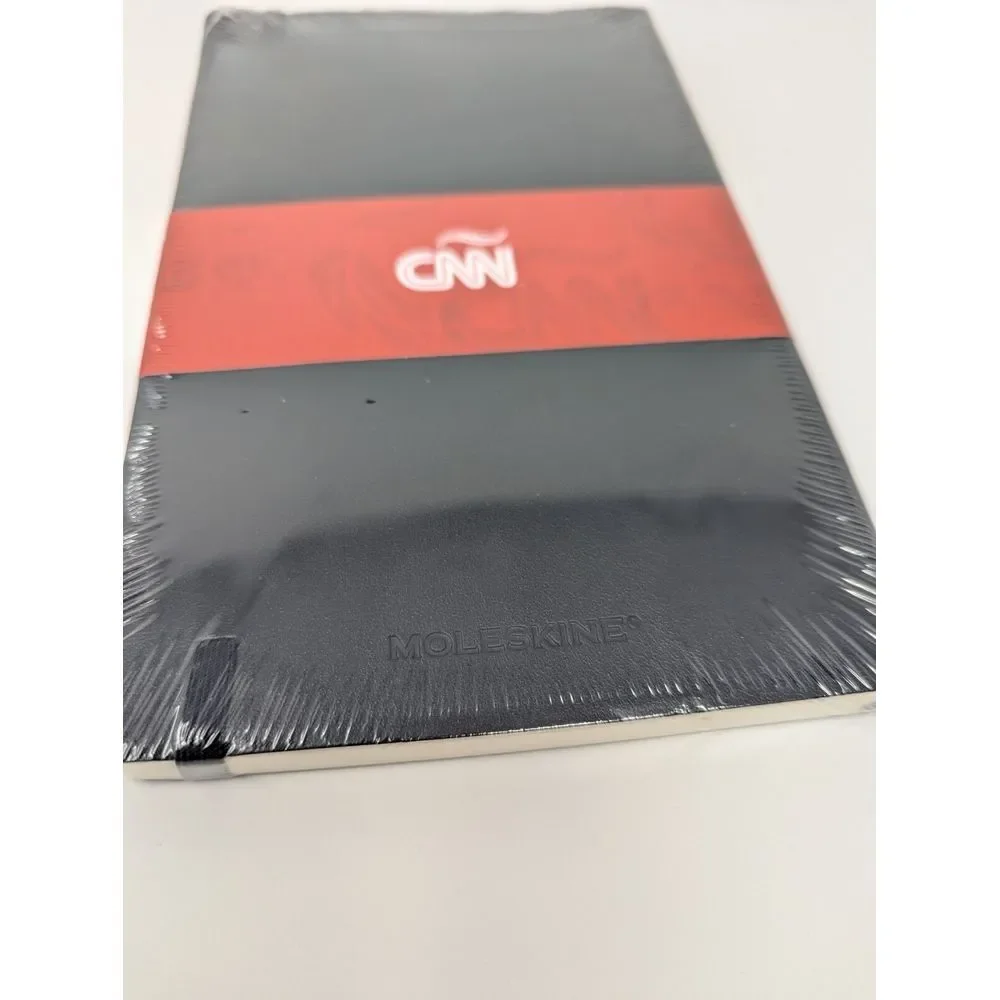 CNN Espanol Spanish‎ Moleskine Reporters Notebook Journal Black New In Plastic